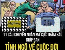 11 Câu chuyện ngắn mà thâm sâu giúp bạn tỉnh ngộ về cuộc đời
