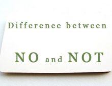Phân biệt "No" và "Not"
