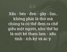 Bạn có đang tự miệt thị chính mình?
